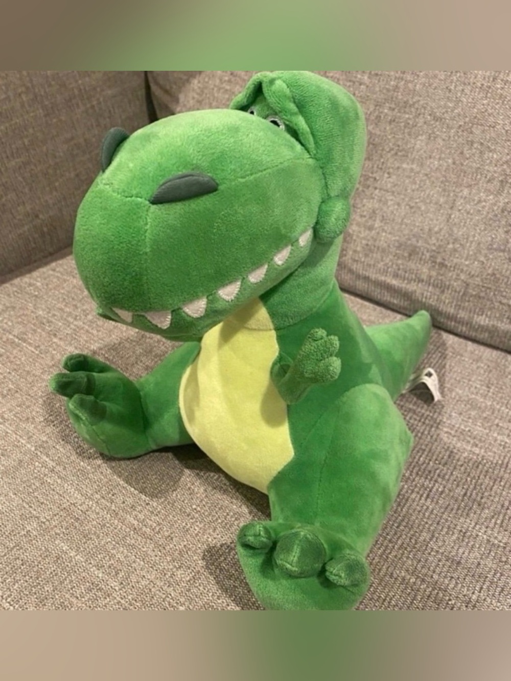 Disney Green Plush Dinosaur Stuffed Toy Story Rex - Soft Reptile Plush